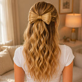 Lunavia – Bow Clip On Ponytail Hair Extension with Long Waves