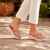 Solvea – Braided Wedge Sandals with High Arch Support