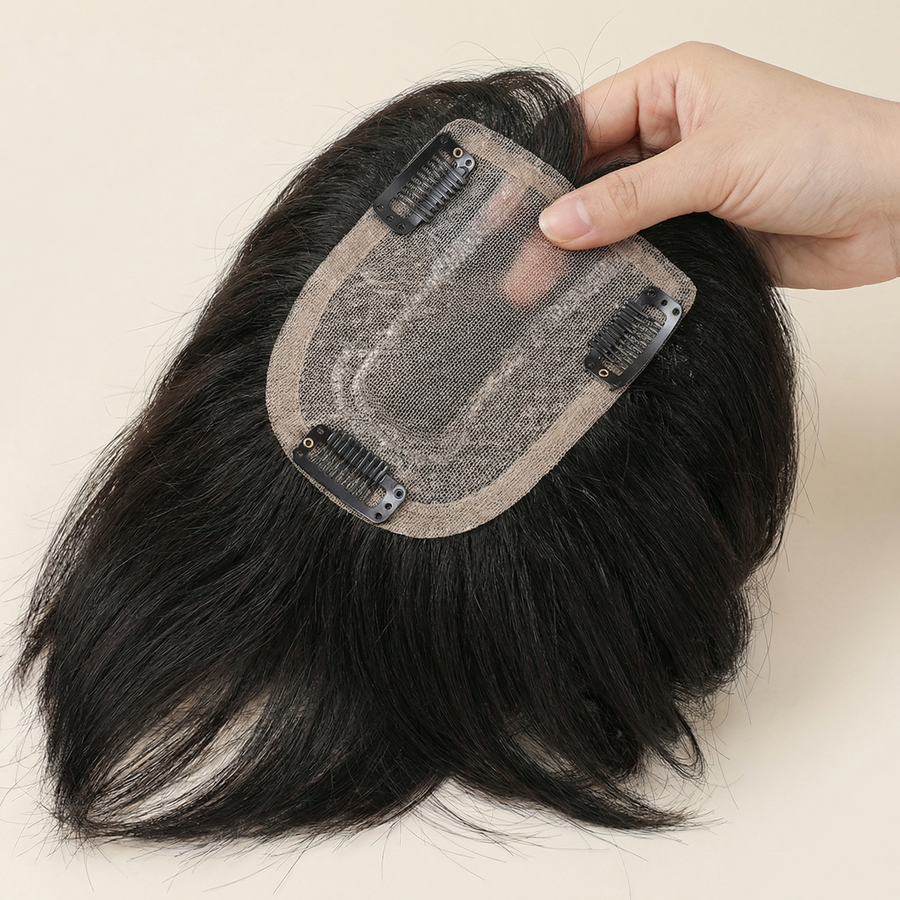 Velora – Natural Hair Topper for Thinning Hair