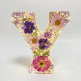 Florenza – Personalized Floral Resin Letter Light