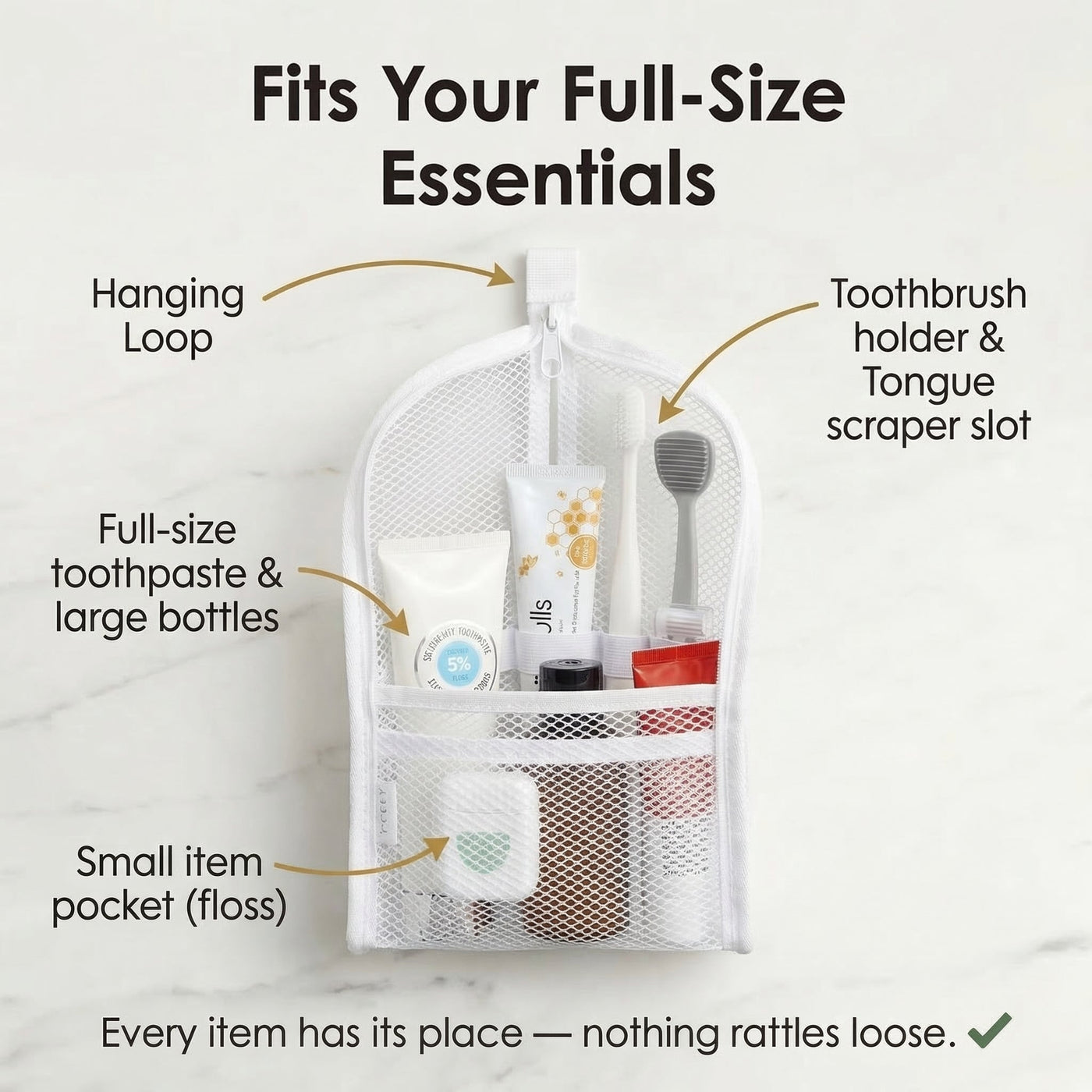 Standli – Self Standing Travel Toiletry Pouch