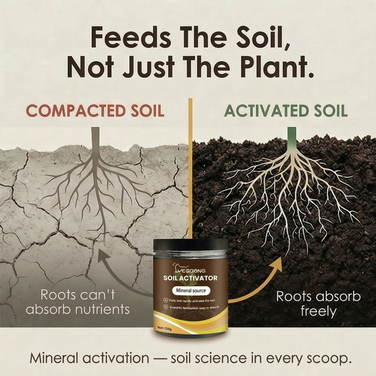 Rootvive – Mineral Source Soil Activator for Healthier Plants