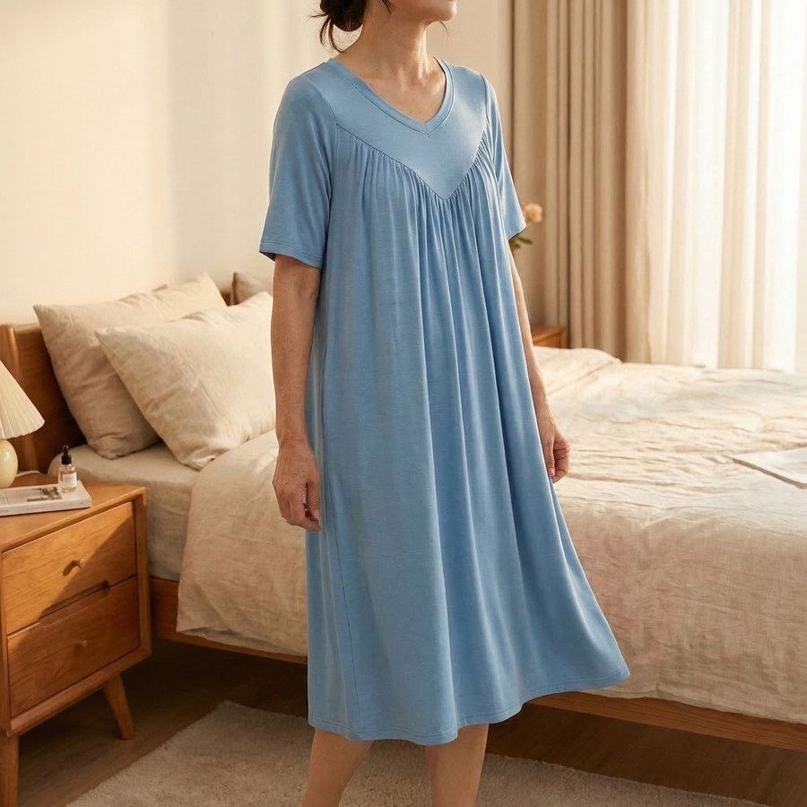 Softveil – Breathable Modal Sleep Dress for Women