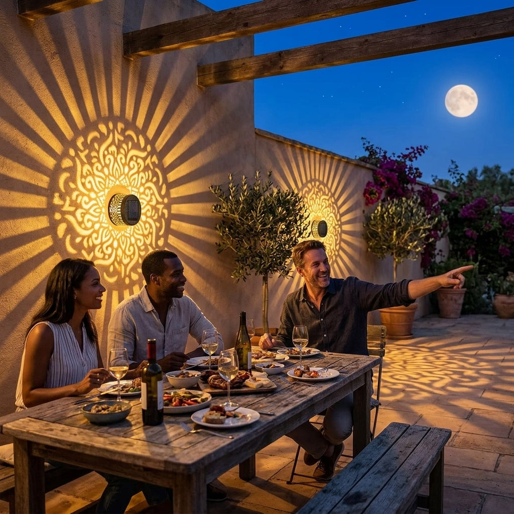 Solmara – Solar Mandala Projector Light