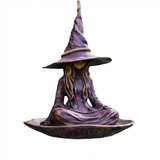 Willowspell – Meditating Witch Bird Feeder