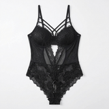 Noirette – Women's Strappy Lace Bodysuit