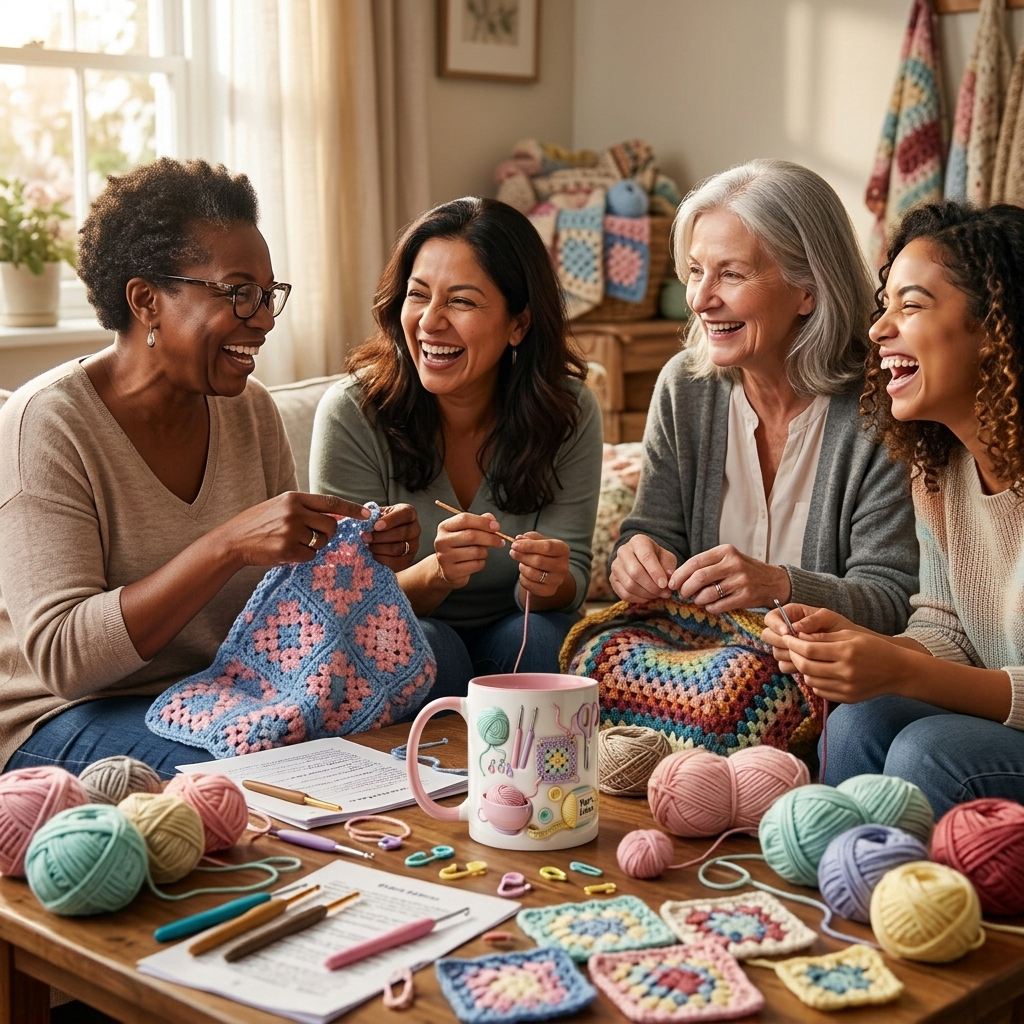 Yarnlove – 3D crafting mug for knitters and crocheters