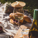 Florenza - Bamboo Wine Glass Charcuterie Topper