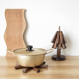 Waldrift – Black Walnut Trivet Set