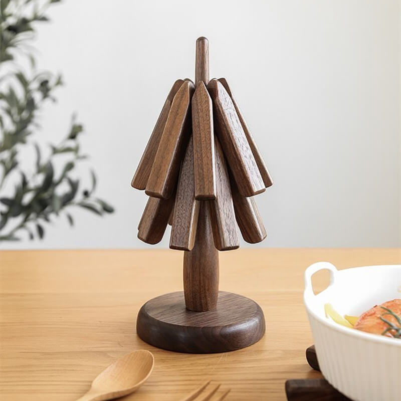 Waldrift – Black Walnut Trivet Set