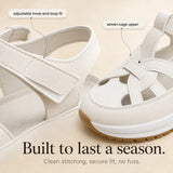 Velora – Cushioned Platform Sandals with Adjustable Strap for All-Day Comfort