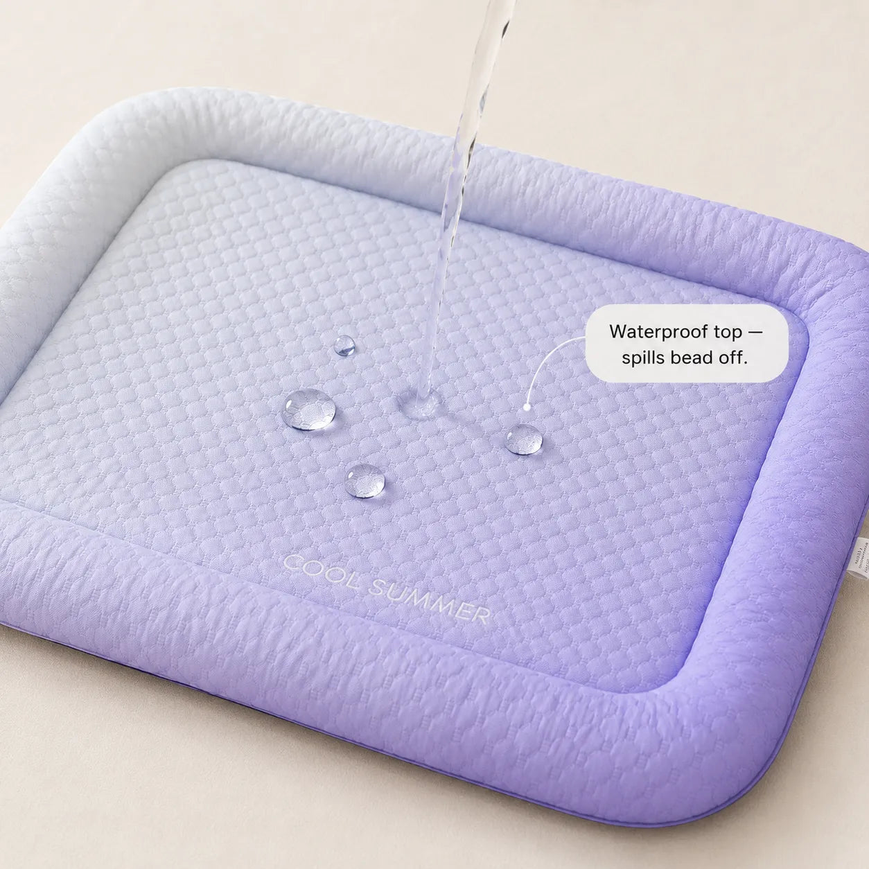 PawChill – Cooling Mat for Dogs with Pillow Edge and Non-Slip Base
