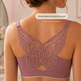 Solivia – Wireless Butterfly Back Bra with Seamless Ice Silk Look Cups