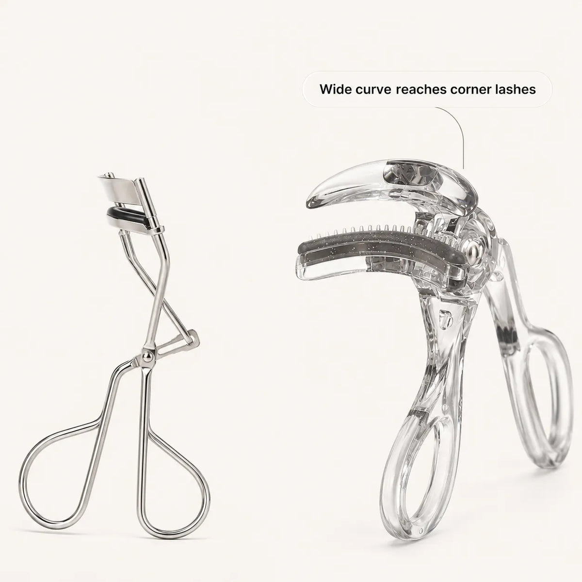LashLift – Clear Eyelash Curler with Built-In Separating Comb
