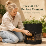Growvia – Potato Grow Bag with Clear Harvest Window