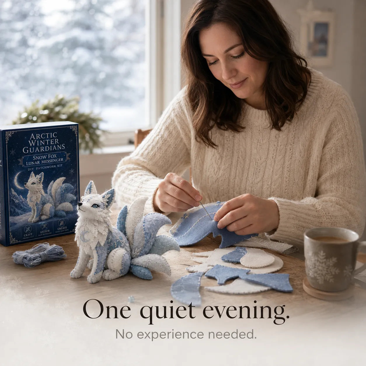 Stitchling – Winter Guardian DIY Felt Sewing Kit for Beginners