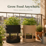 Growvia – Potato Grow Bag with Clear Harvest Window