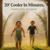 Mistara – Outdoor Patio Misting Cooling System with Brass Nozzles, 33ft