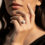 Elaria - Invisible Floating Thread Ring