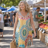 Solenya – Women's Flowy A-Line Sundress