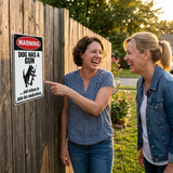 Yardlaugh – Funny Dog Warning Sign for Yard or Fence