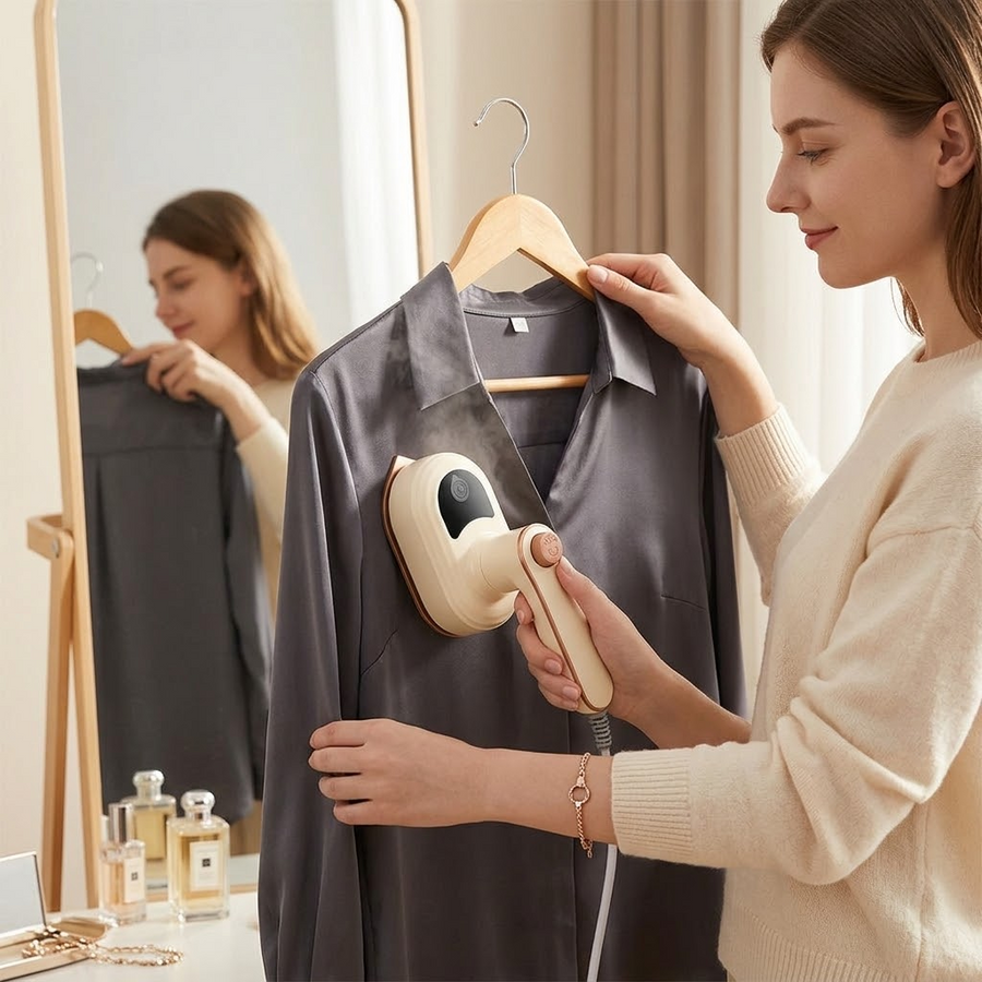 Steamly – Portable Rotating Steam Iron for Travel