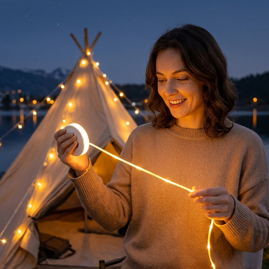 Glowva – Rechargeable Camping String Lights