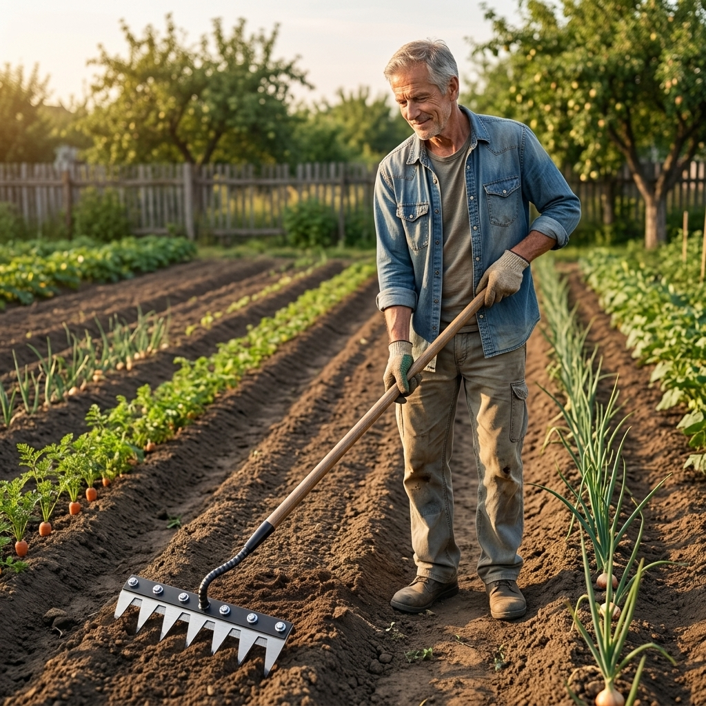 Rootgrip – Heavy Duty Garden Weeding Rake