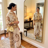 Vivara – Women's Floral Kimono Zip Up Set