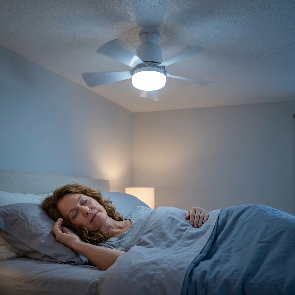 Socketcool – Screw-In Ceiling Fan with LED Light & Remote