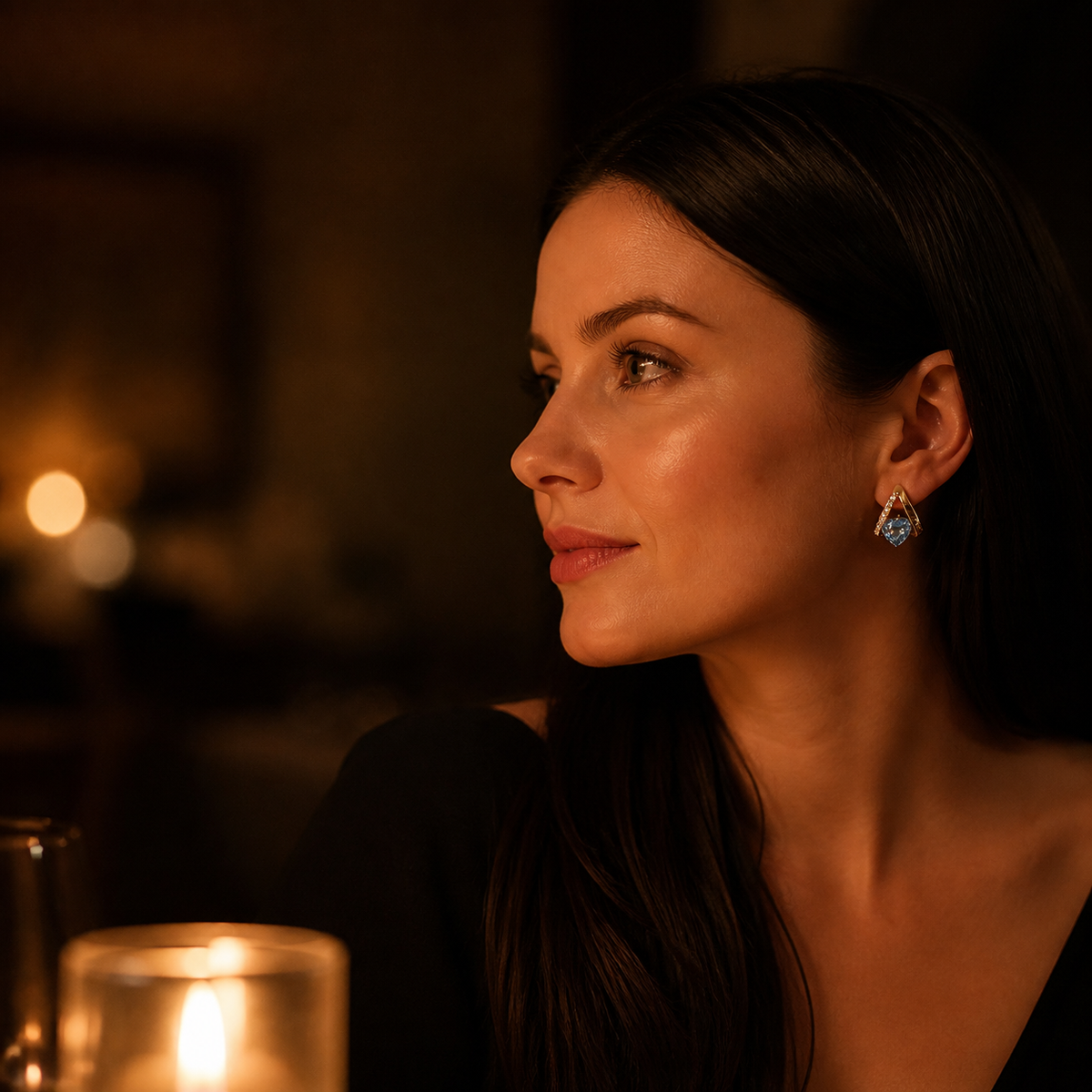 Lunavia – V-Frame Heart Earrings