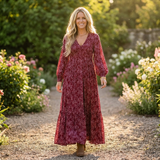 Floressa – Smocked Waist Floral Maxi Dress