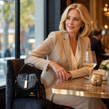 Velora – Glossy Croc Crossbody Handbag