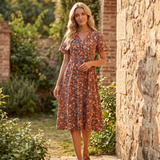 Florelle – Women's Flowy Floral Midi Dress