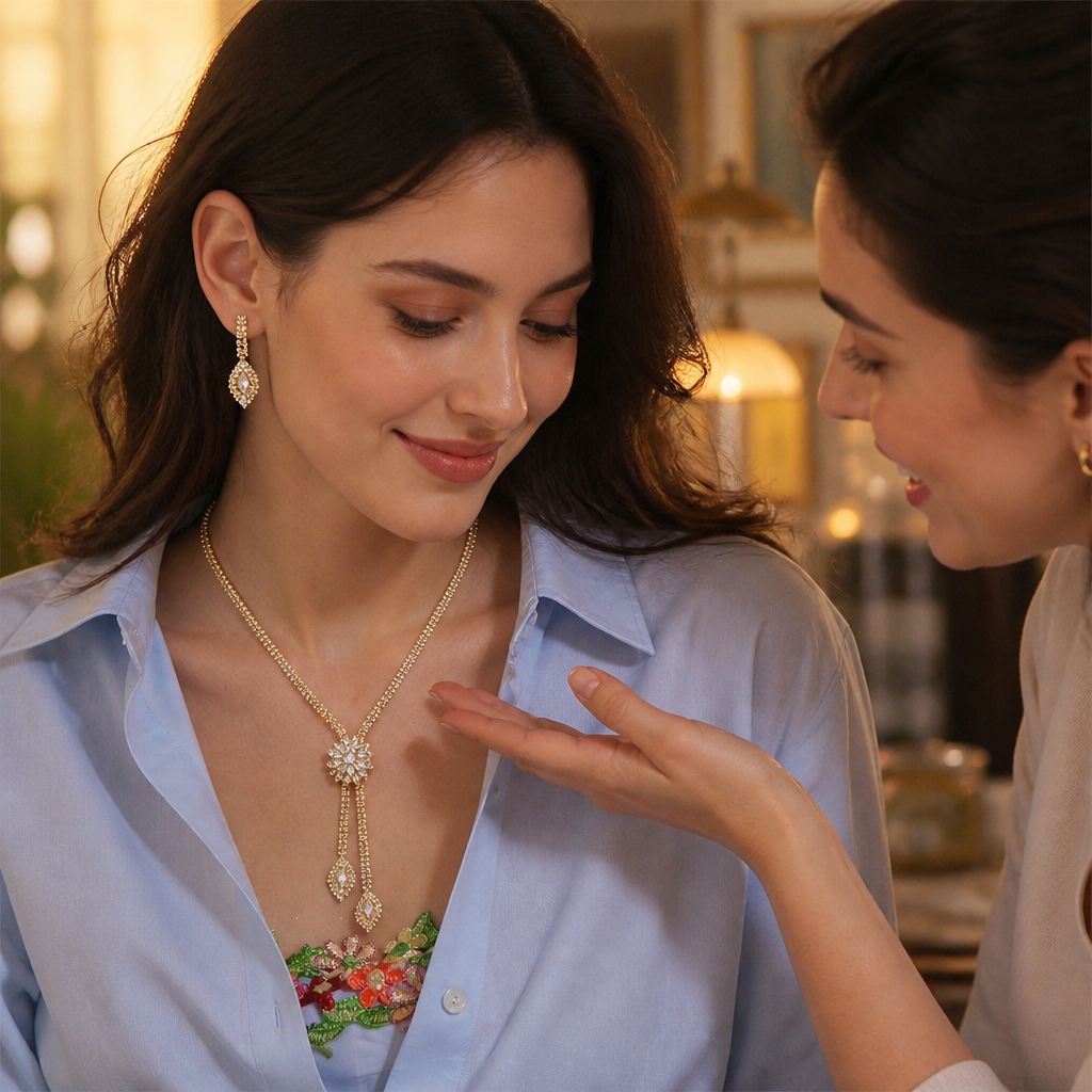 Petalume – The Necklace Set That Doesn't Read As Costume