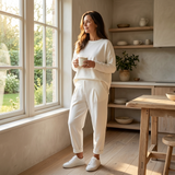 Lunaire – Women's Cotton Two Piece Lounge Set