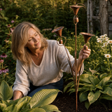 Lyralea – Calla Lily Garden Stake with Bell Chimes