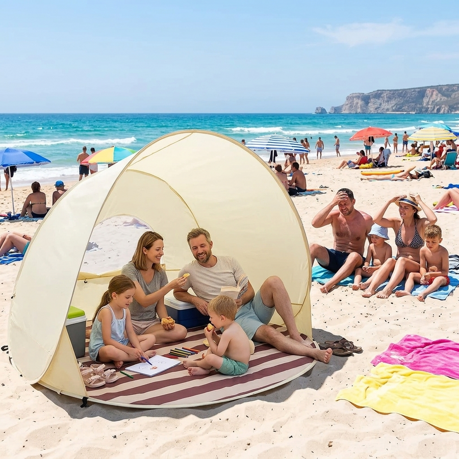 Shadespring – Instant Pop Up Beach Tent
