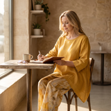 Linova – Women's Artful Linen Two-Piece Set