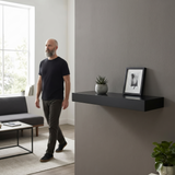 Vaultedge – Floating Wall Shelf with Hidden Compartment
