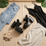 Veluna – Chunky Platform Heel Sandals