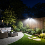 Northwall – 3-Head Solar Wall Light with Motion Sensor