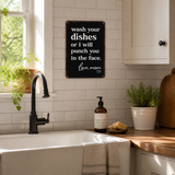 Mamacheek – Funny Kitchen Sign for Moms