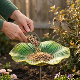 Floressa – Hand Painted Flower Bird Feeder Stake