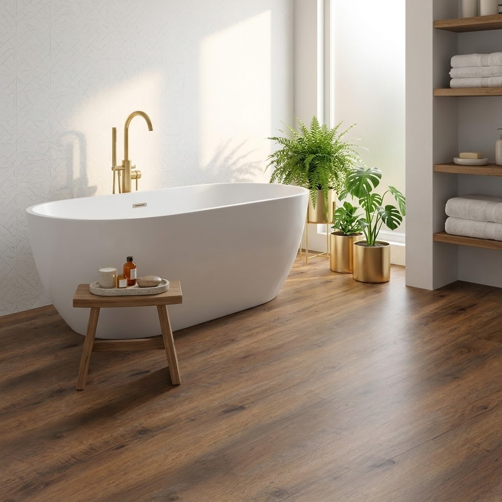 Plankly – Waterproof Wood-Grain Floor Roll