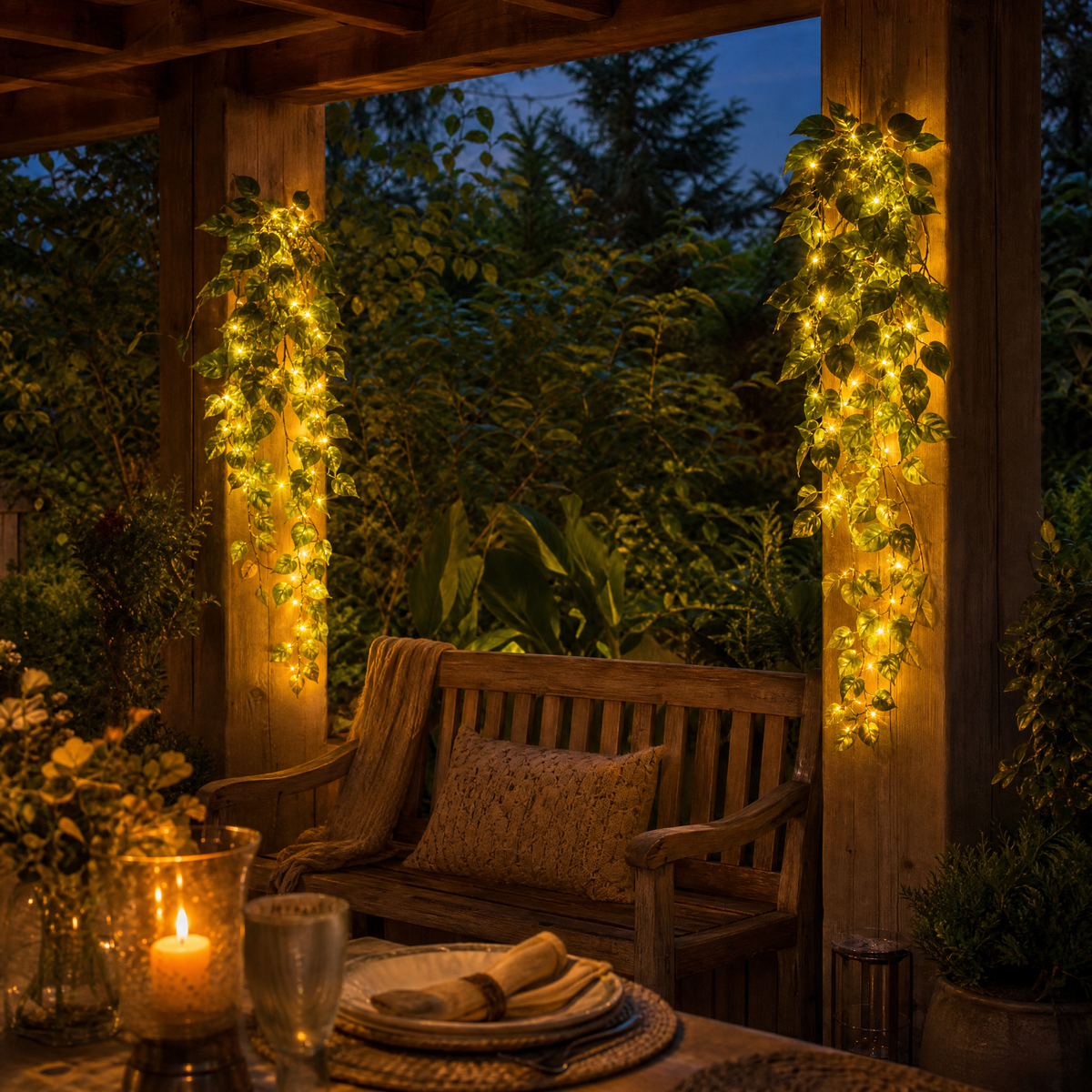 Verdant Vine – Glowing Hanging Vine Light
