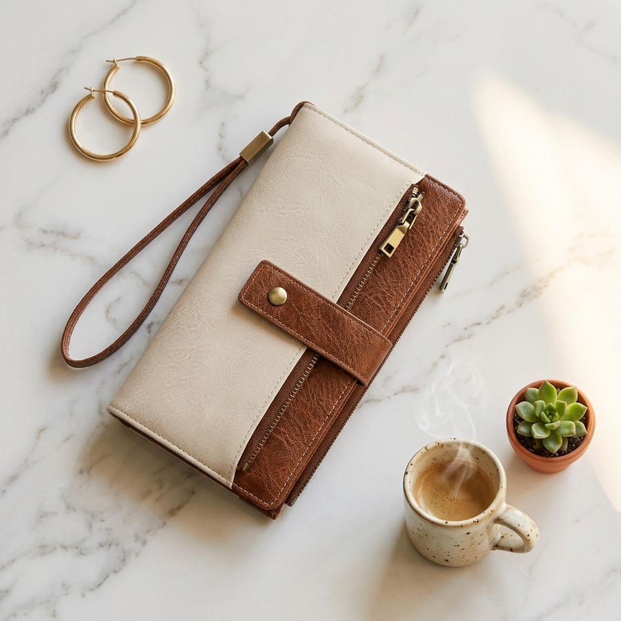 Tessara – Vintage RFID Trifold Wallet