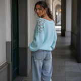 Wearbella – Lace-Knit Look Sweater That Looks Elevated, Not Plain