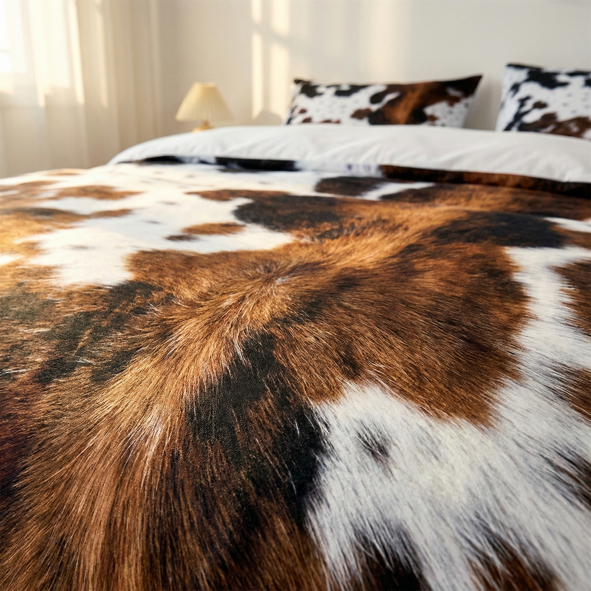 Ranchero – Western Cowhide Bedding Set