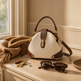 Cola – Two-Tone Leather Handbag for Day to Night